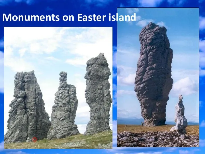 Monuments on Easter island