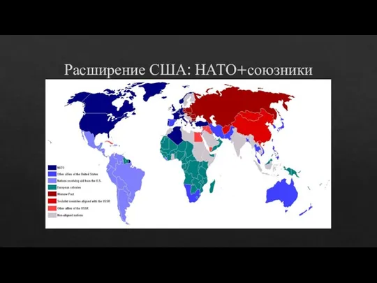 Расширение США: НАТО+союзники