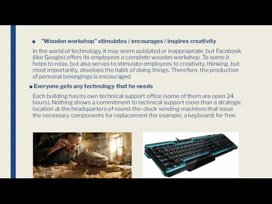 "Wooden workshop" stimulates / encourages / inspires creativity In the world