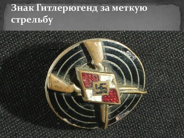 Знак Гитлерюгенд за меткую стрельбу