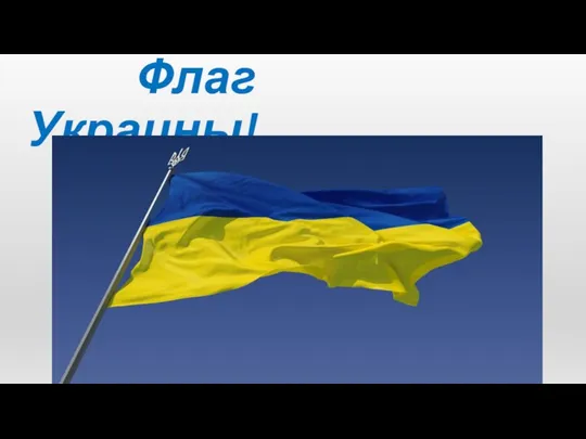 Флаг Украины!