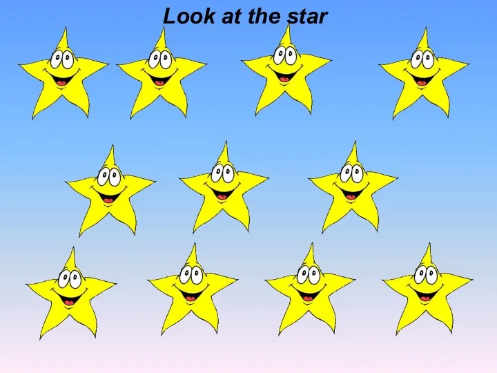 Look at the star