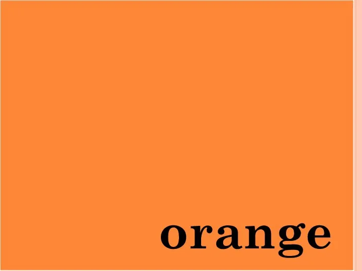 orange