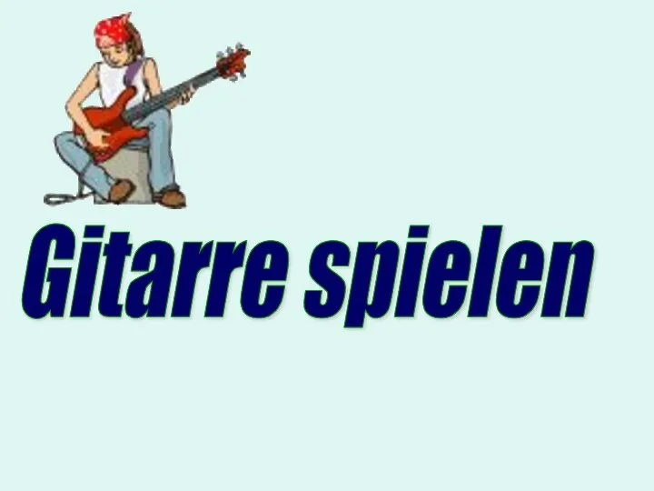 Gitarre spielen