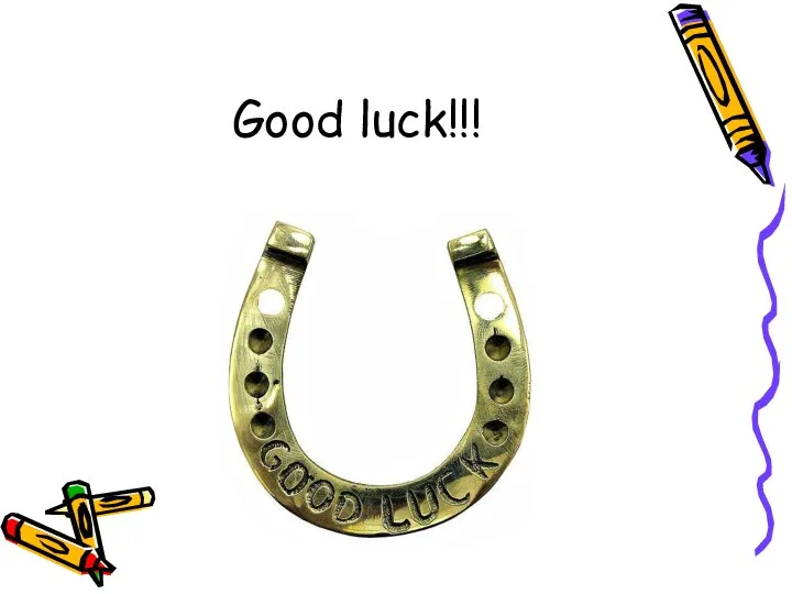 Good luck!!!