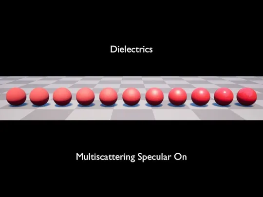 Multiscattering Specular On Dielectrics