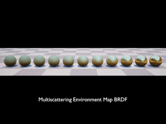 Multiscattering Environment Map BRDF