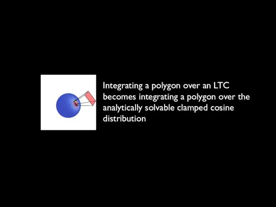 Integrating a LTC over a Integrating a polygon over an LTC