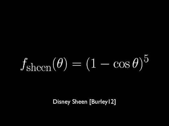 Disney Sheen [Burley12]