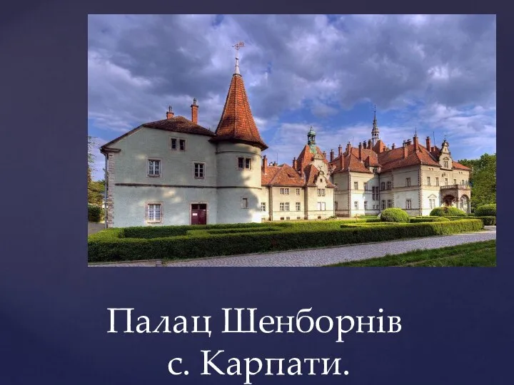 Палац Шенборнів с. Карпати.