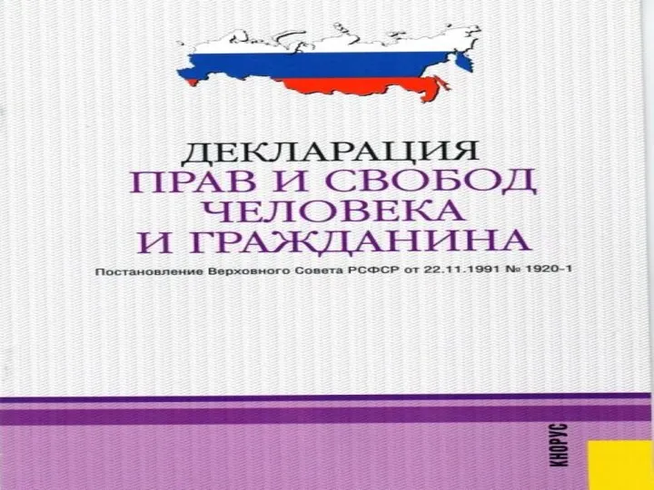 Права человека ‒ это охраняемая законом мера возможного поведения, направленная на