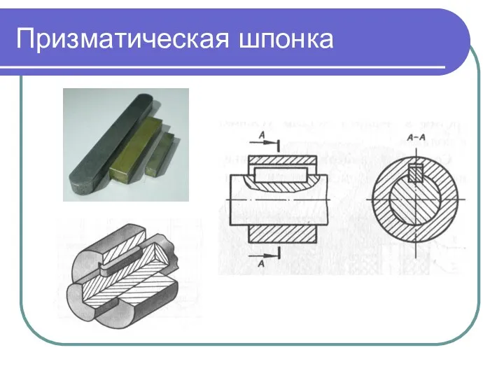 Призматическая шпонка