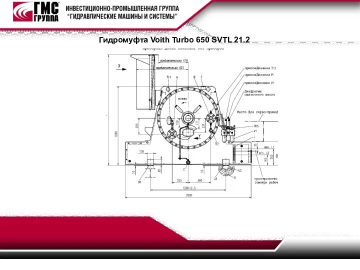 Гидромуфта Voith Turbo 650 SVTL 21.2