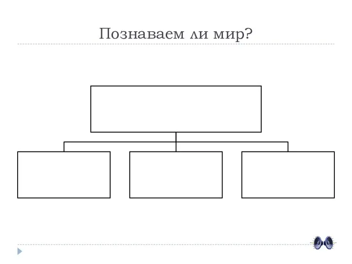 Познаваем ли мир?