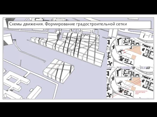 Схемы движения. Формирование градостроительной сетки