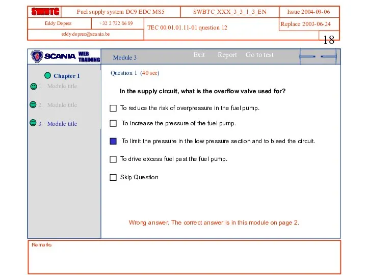 Module 3 Question 1 (40 sec) In the supply circuit, what