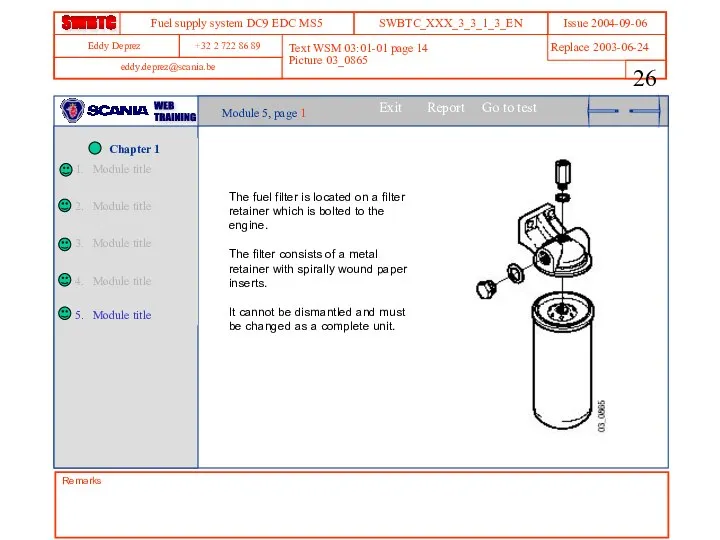 Remarks Text WSM 03:01-01 page 14 Picture 03_0865 Module 5, page