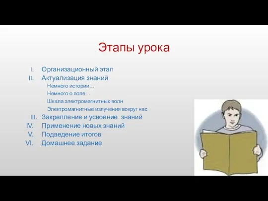 Этапы урока Организационный этап Актуализация знаний Немного истории… Немного о поле…