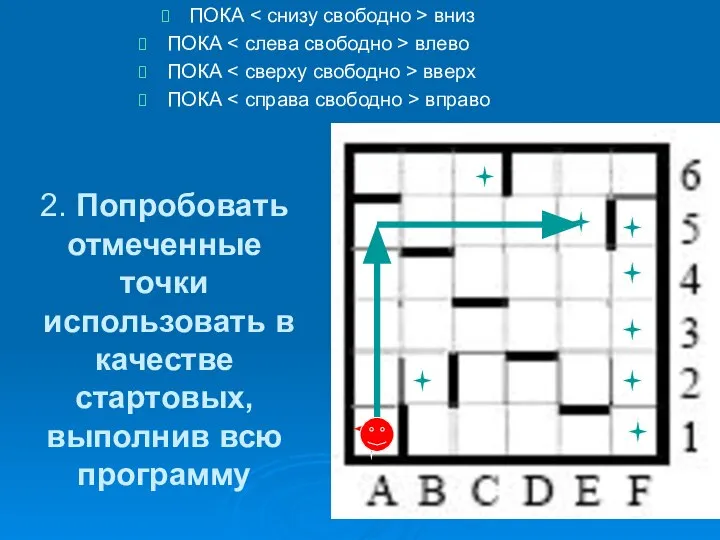 2. Попробовать отмеченные точки использовать в качестве стартовых, выполнив всю программу