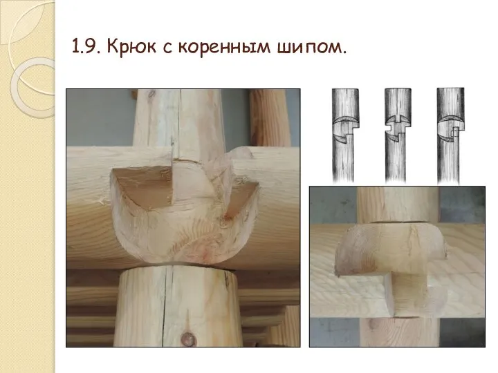 1.9. Крюк с коренным шипом.