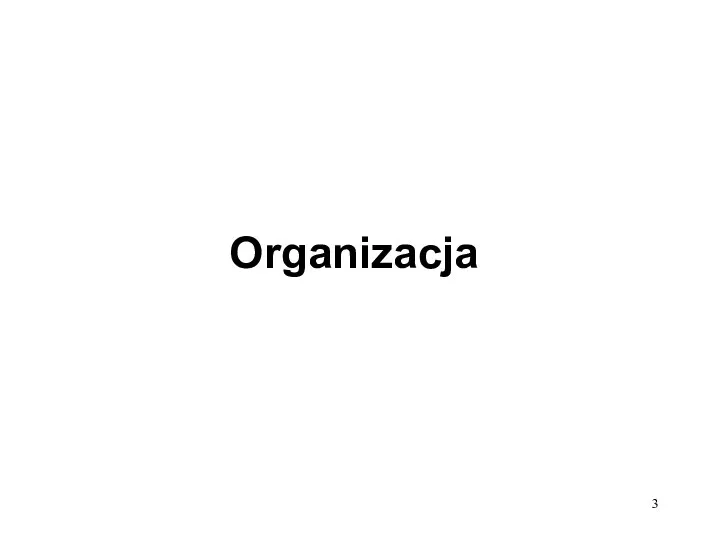 Organizacja