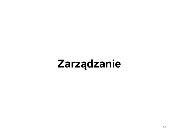 Zarządzanie