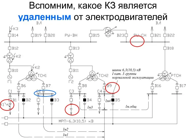 Вспомним, какое КЗ является удаленным от электродвигателей