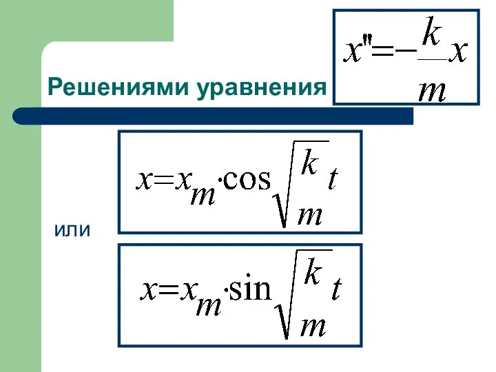 Решениями уравнения или