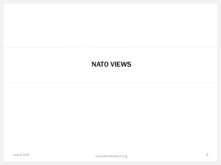 NATO VIEWS June 8, 2015 www.pewresearch.org