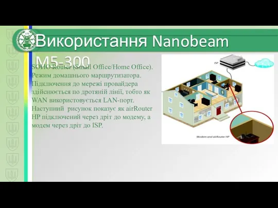 SOHO Router (Small Office/Home Office). Режим домашнього маршрутизатора. Підключення до мережі