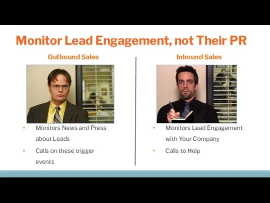 Monitor Lead Engagement, not Their PR Monitors News and Press about