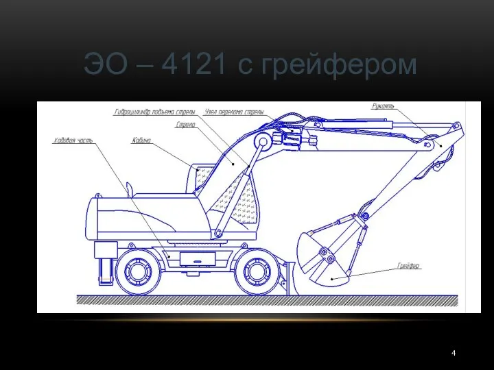 ЭО – 4121 с грейфером