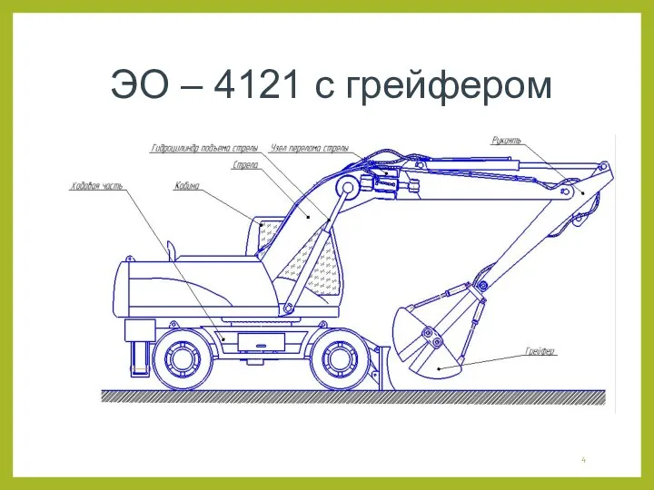 ЭО – 4121 с грейфером