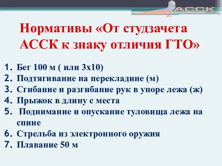 Бег 100 м ( или 3х10) Подтягивание на перекладине (м) Сгибание