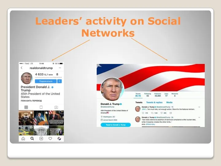 Leaders’ activity on Social Networks