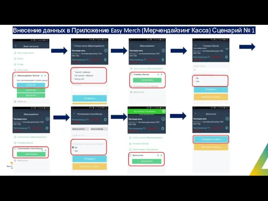 Внесение данных в Приложение Easy Merch (Мерчендайзинг Касса) Сценарий № 1