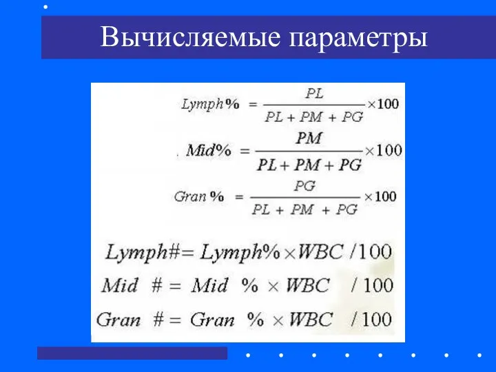 Вычисляемые параметры