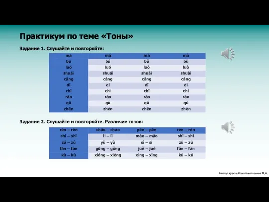 Задание 1. Слушайте и повторяйте: Задание 2. Слушайте и повторяйте. Различие