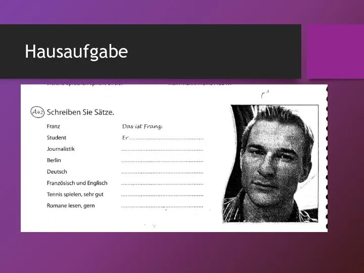 Hausaufgabe