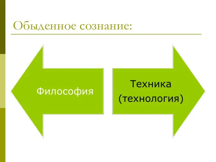 Обыденное сознание: