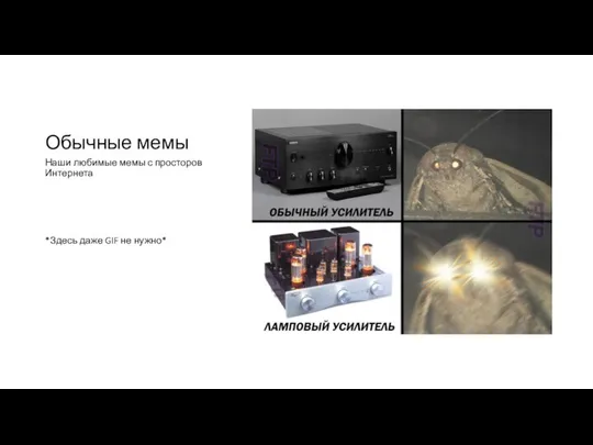 Обычные мемы Наши любимые мемы с просторов Интернета *Здесь даже GIF не нужно*