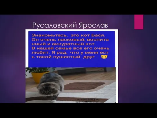 Русаловский Ярослав