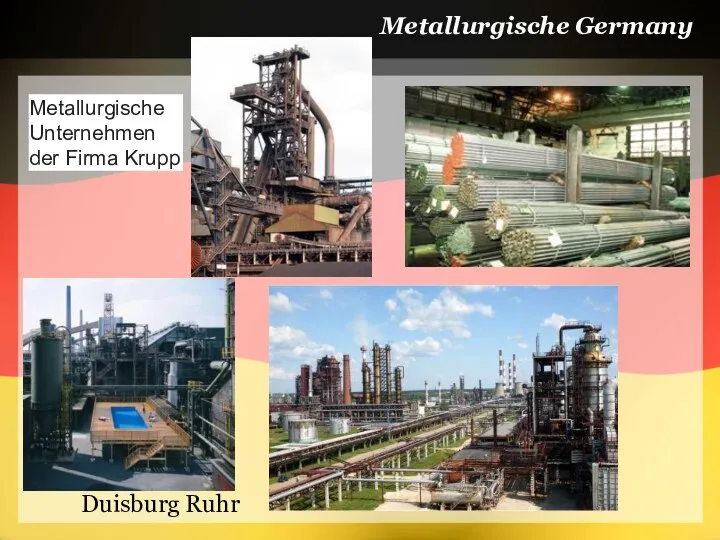 Metallurgische Germany Duisburg Ruhr Metallurgische Unternehmen der Firma Krupp