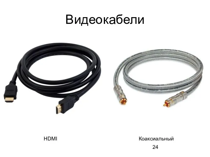 Видеокабели HDMI Коаксиальный