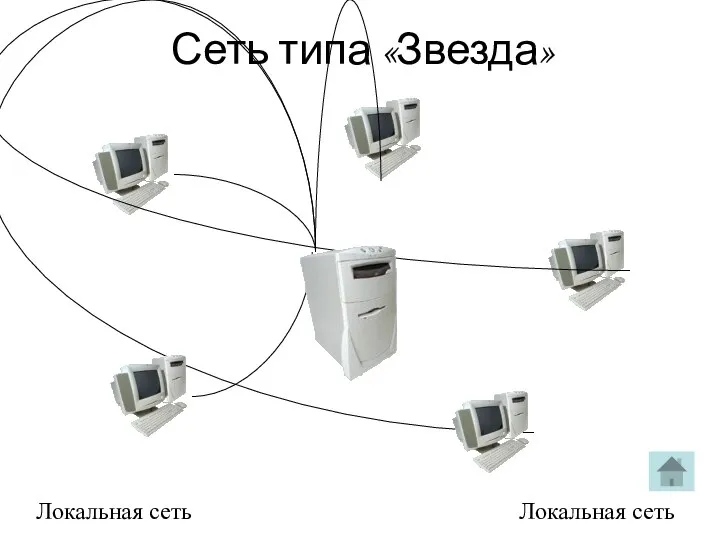 Сеть типа «Звезда» Локальная сеть Локальная сеть