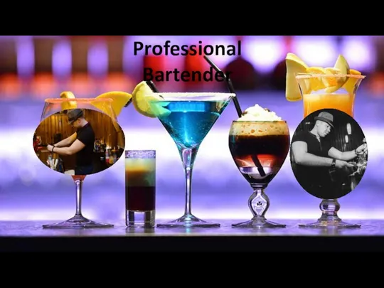 Professional Bartender