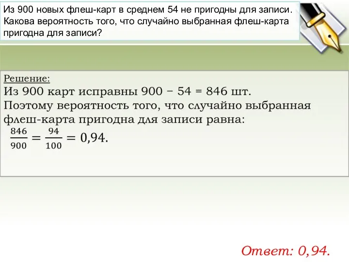 Из 900 новых флеш-карт в сред­нем 54 не при­год­ны для за­пи­си.