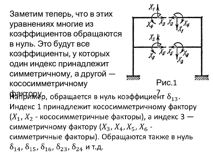 Рис.17 Заметим теперь, что в этих уравнениях многие из коэффициентов обращаются