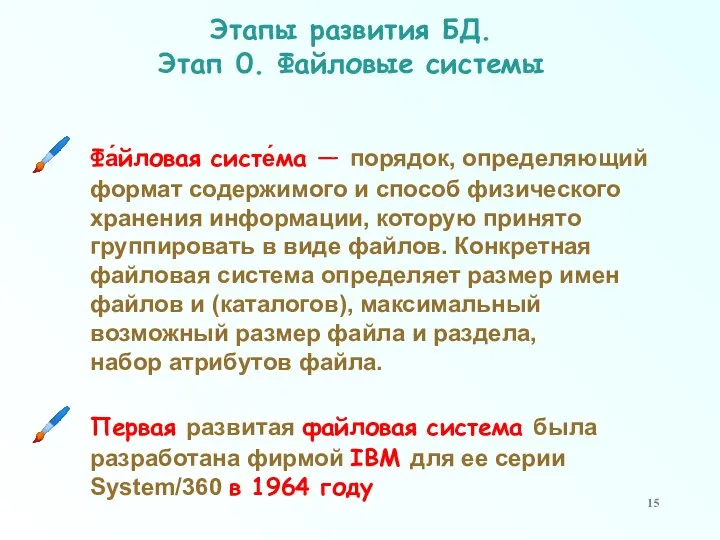 Фа́йловая систе́ма — порядок, определяющий формат содержимого и способ физического хранения