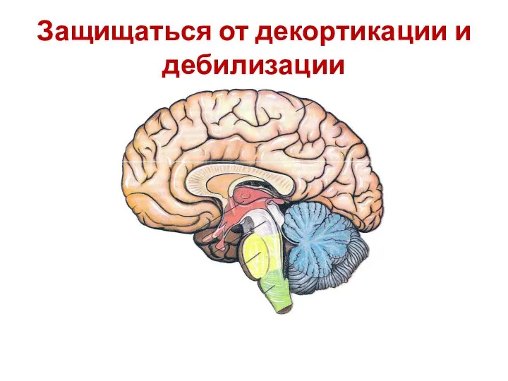 Защищаться от декортикации и дебилизации